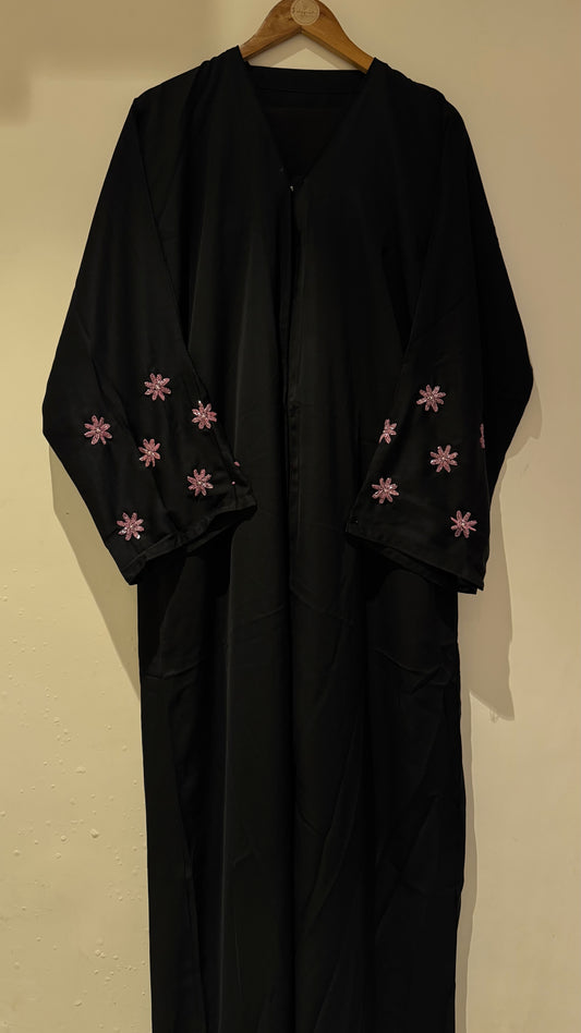 Flower handwork abaya sale