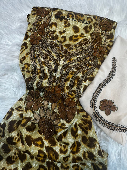 Premium unstitched Mukhawar with Sheila