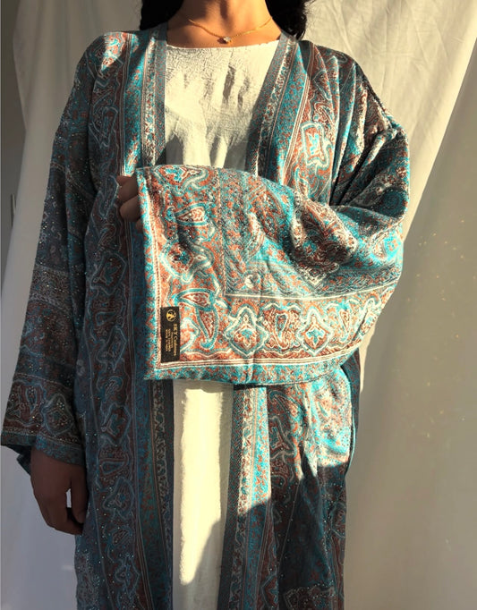 Pashmina abaya with matching Sheila
