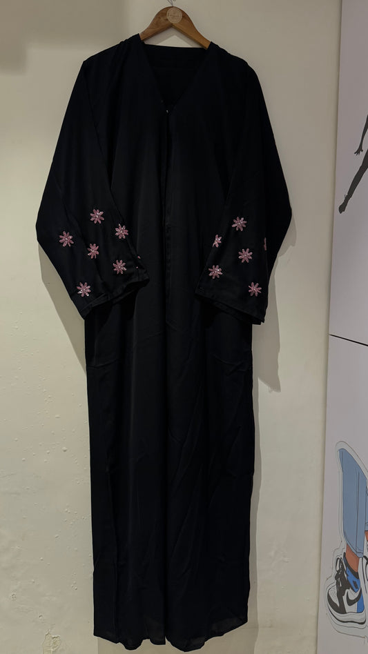 Flower handwork abaya sale