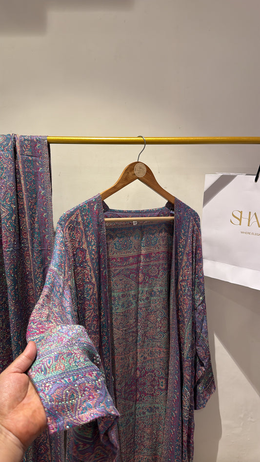 Pashmina abaya with matching Sheila