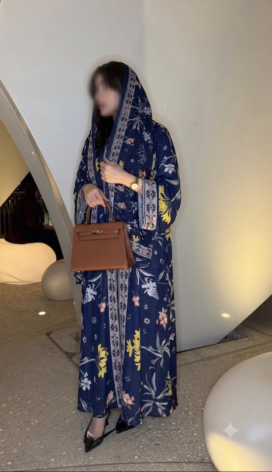Rosé petal abaya (Copy)