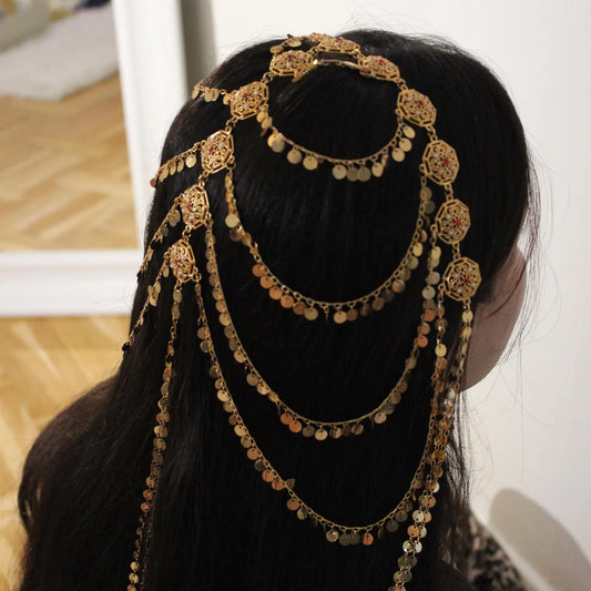 Luxe Emirati headpieces