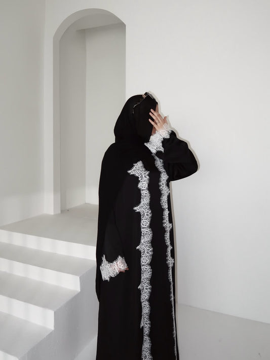 Lacè Abaya Set-Black