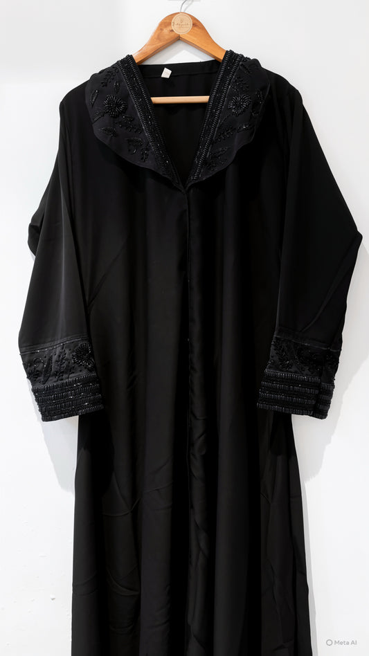 Handwork coat abaya sale