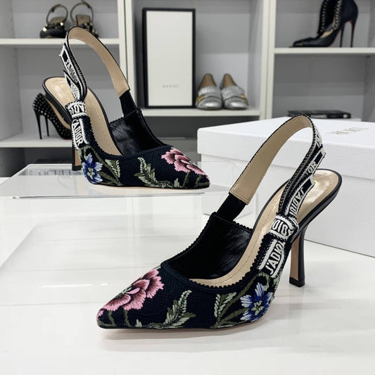 Flower dior heels