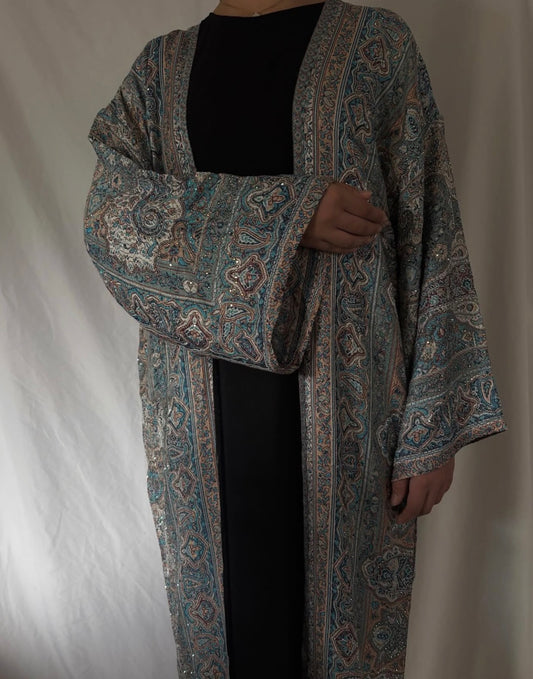 Pashmina abaya with matching Sheila