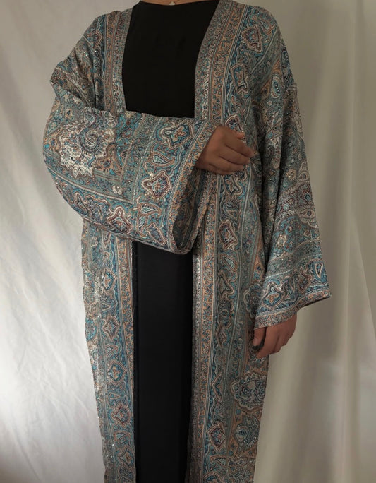 Pashmina abaya with matching Sheila