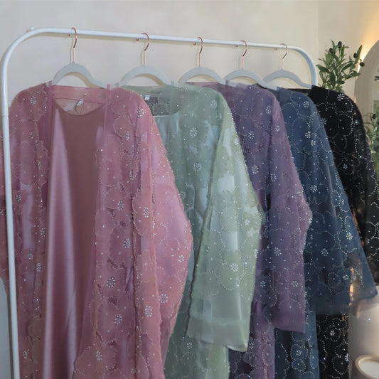 Pearl Petal Abaya