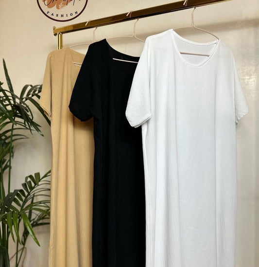 ABAYA INNER CEY SLIP DRESSES - DIFFERENT SIZES