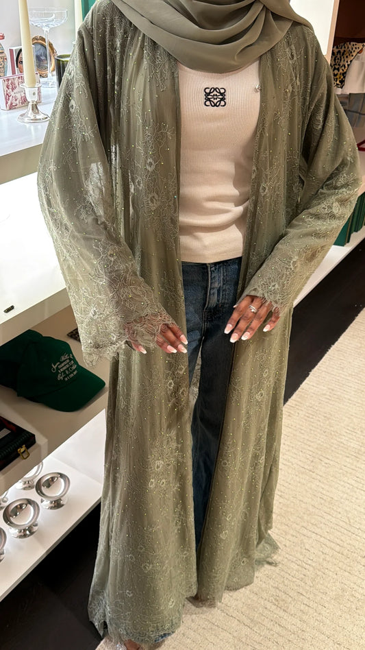 Dentelle Abaya
