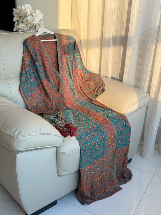 Pashmina abaya with matching Sheila