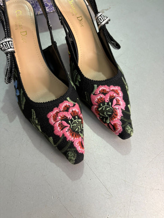 Flower dior heels