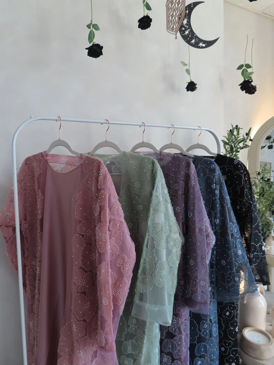 Pearl Petal Abaya