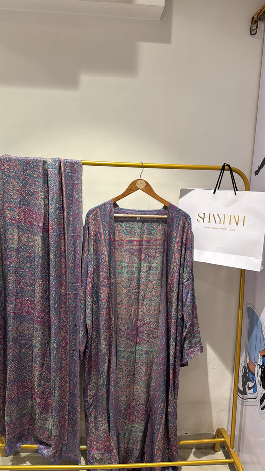 Pashmina abaya with matching Sheila