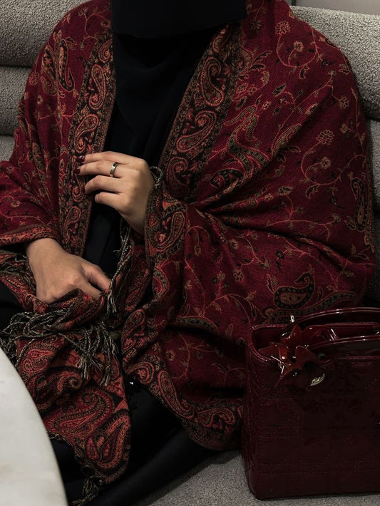 Pashmina Hijab - HALA Maroon