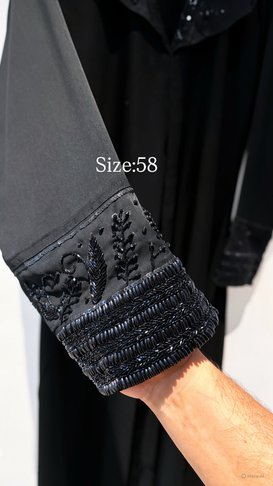 Handwork coat abaya sale