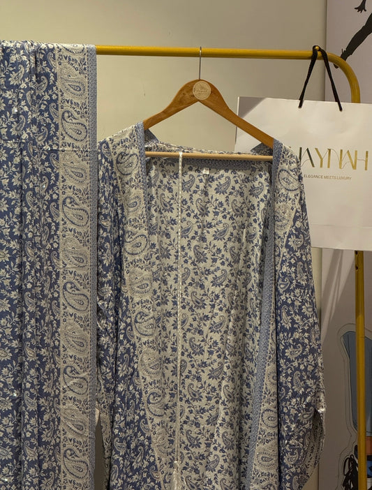 Pashmina abaya with matching Sheila