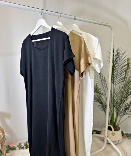 ABAYA INNER CEY SLIP DRESSES - DIFFERENT SIZES
