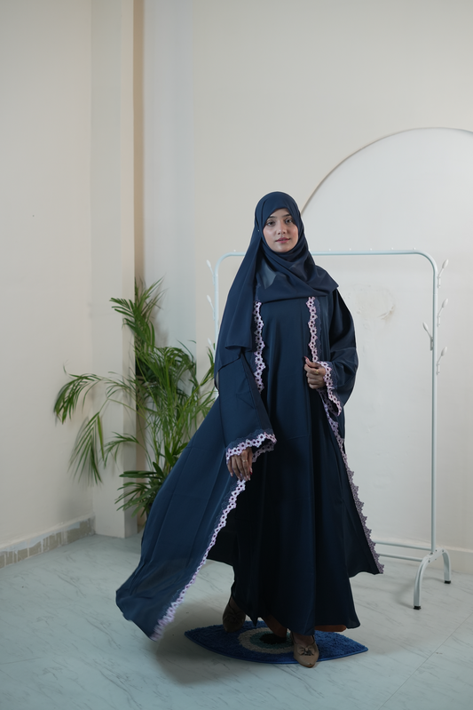 Warda lace abaya